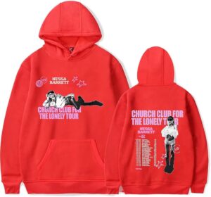 Nessa Barrett Merch Church Club For The Lonely Tour Hoodies-Nessa Barrett Merch