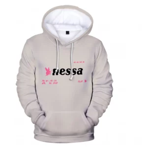 Nessa Barrett Sorry I'm Shy Print Hoodies-Nessa Barrett Merch