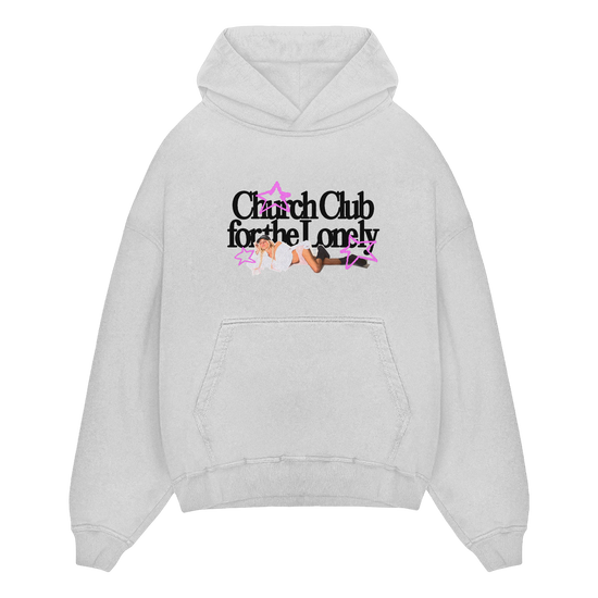 church club photo hoodie-Nessa Barrett Hoodies