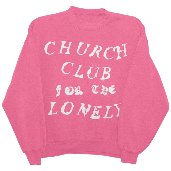 church club pink crewneck-nessa barrett Sweatshirts