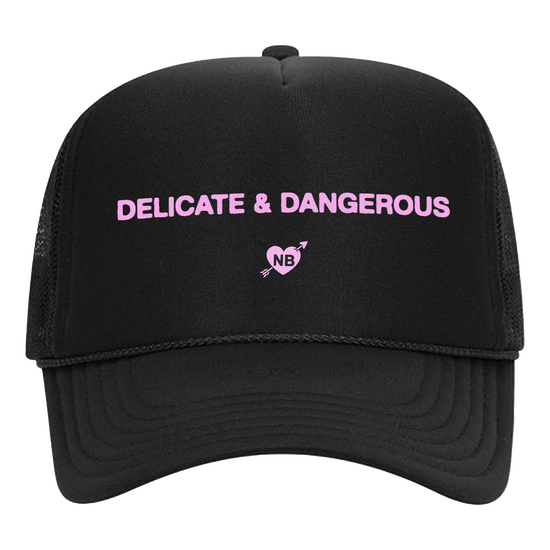 delicate & dangerous trucker hat-Nessa Barrett Caps